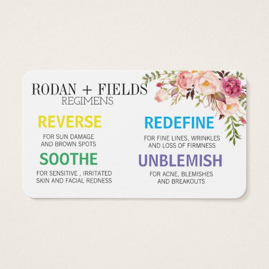 Rodan + Fields mini facials (Back)