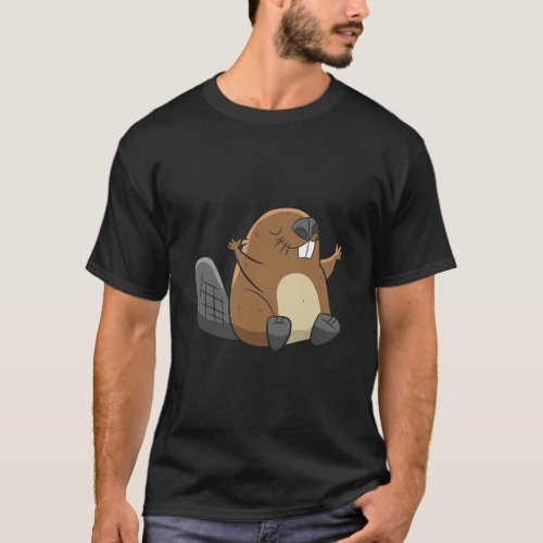 Rodent Beaver Gift Beaver Costume Cool Beaver T_Shirt