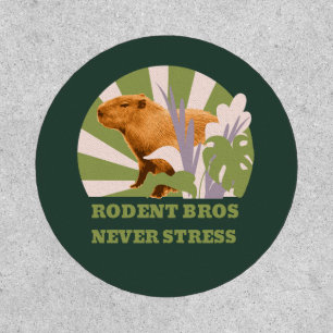 Rodent Bros Never Stress Capybara Patch
