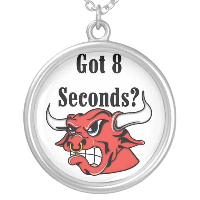 Rodeo 8 Seconds  Necklace (Front)