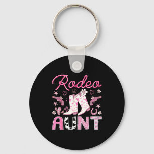 Rodeo Aunt Nk Cowgirl Western Coquette Birthday Gi Keychain