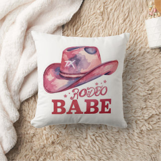Rodeo Babe Texas  Throw Pillow