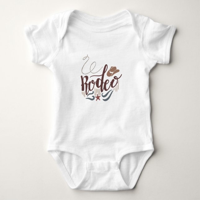 Rodeo Baby Bodysuit (Front)