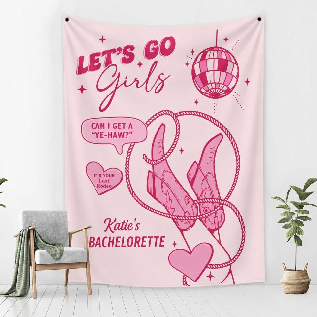  Rodeo Bachelorette Party Nash Bach Tapestry (Creator Uploaded)