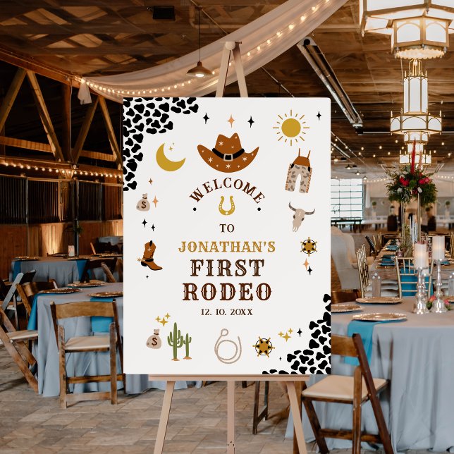 Rodeo Birthday Boy, Cowboy Birthday Foam Board (Creator Uploaded)