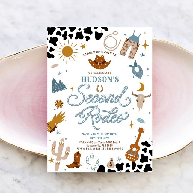 Rodeo Birthday Invitation Western Theme (Creator Uploaded)