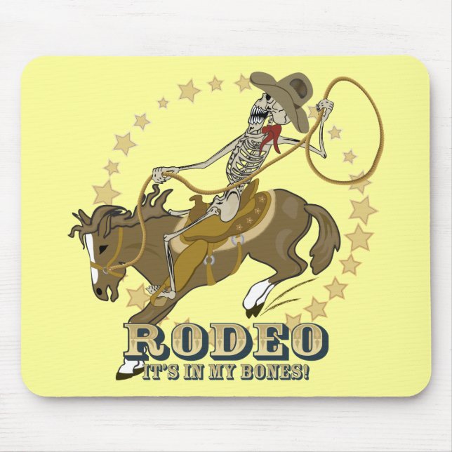Rodeo Bones Mouse Pad (Front)