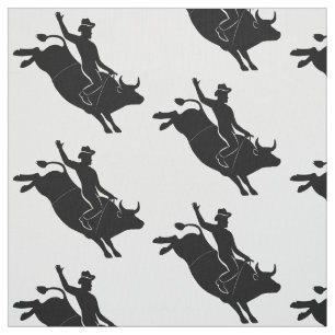 Rodeo: Bull Rider Fabric