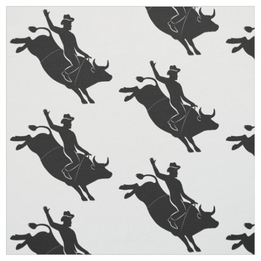 Rodeo: Bull Rider Fabric