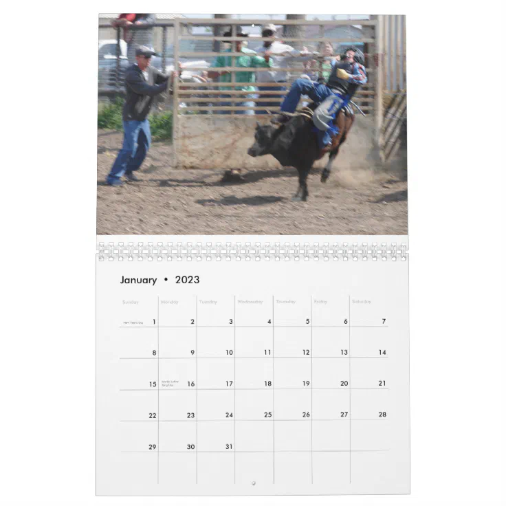 Rodeo Calendar Zazzle