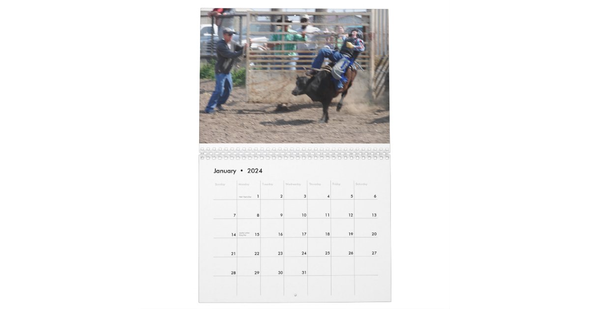 Rodeo Calendar Zazzle