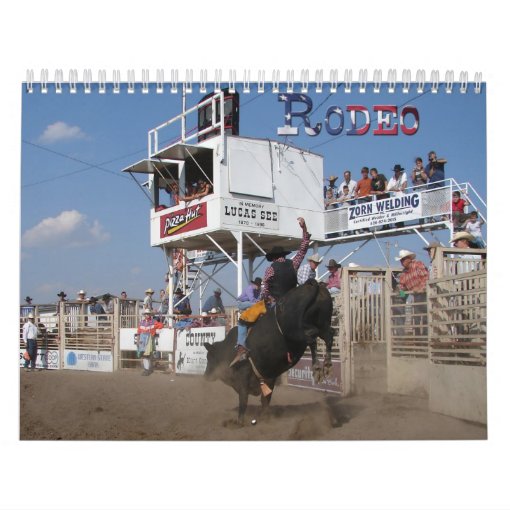 Rodeo Calendar Zazzle