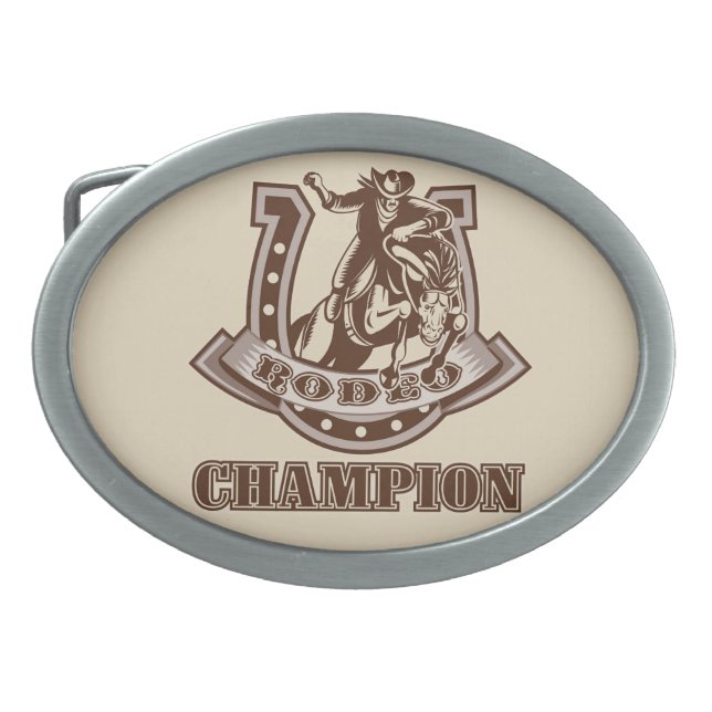 Rodeo Champion Belt Buckle (Front)