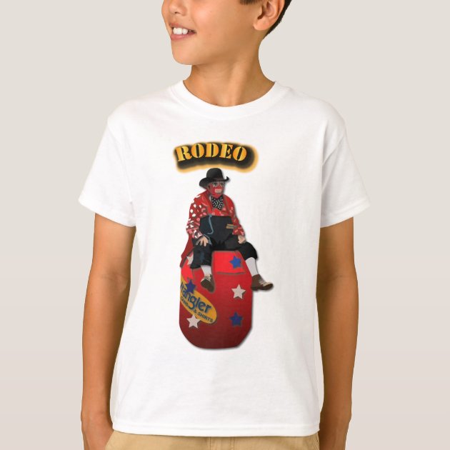 Rodeo Clowns with Text T-Shirt | Zazzle