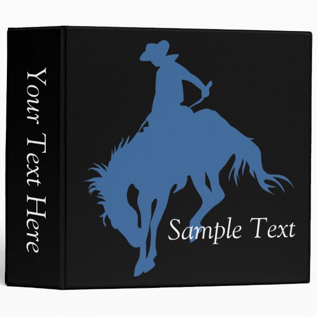 Rodeo Cowboy Avery Binder (Front/Spine)