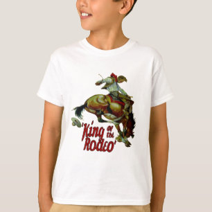Rodeo Cowboy Bucking Horse King Of Rodeo T-Shirt