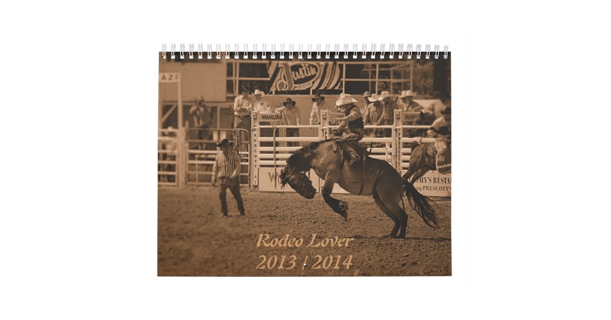 Rodeo Cowboy Calendar | Zazzle.com