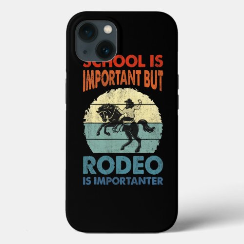 Rodeo Cowboy Horse Riding Rider Jockey Rancher Hor iPhone 13 Case