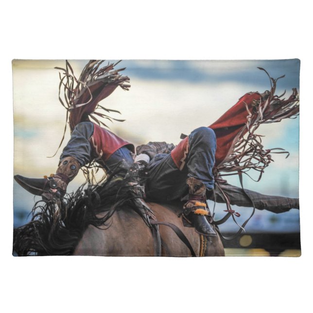 Rodeo cowboy placemat (Front)