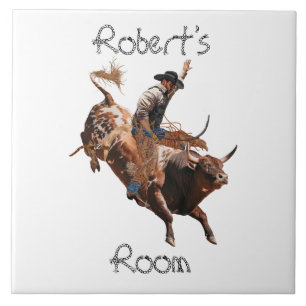 Rodeo Cowboy Room Ceramic Tile