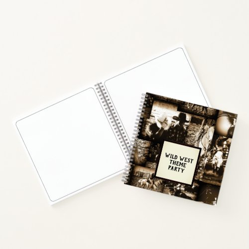 Rodeo Cowboy Rustic Country Western Theme Notebook