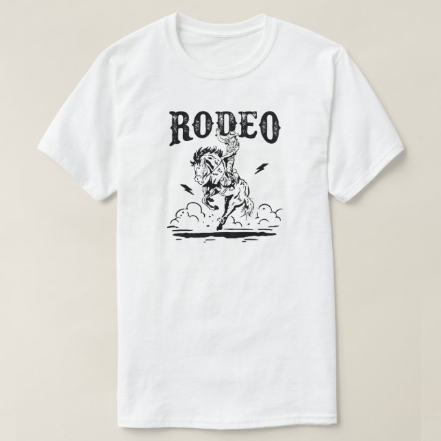 Rodeo Cowboy T-Shirt (Design Front)