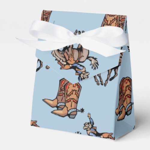 Rodeo Cowboy Western Boots Horse Country Favor Boxes