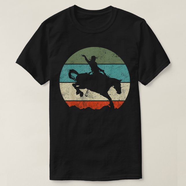 Rodeo Cowboy Western T-Shirt (Design Front)