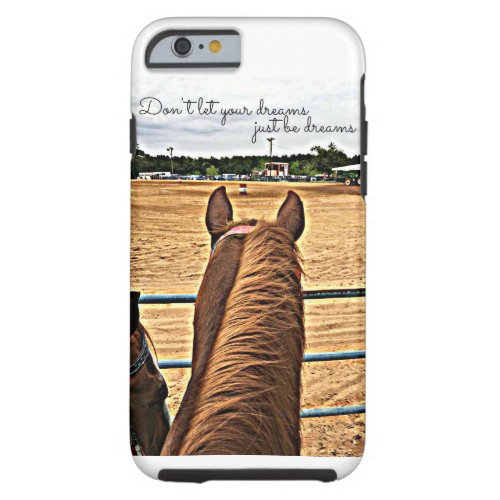 Rodeo Cowgirl Barrel Racer Tough iPhone 66s Case