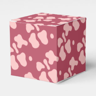 Rodeo Cowgirl Pink cowprint baby Shower Favor Boxes