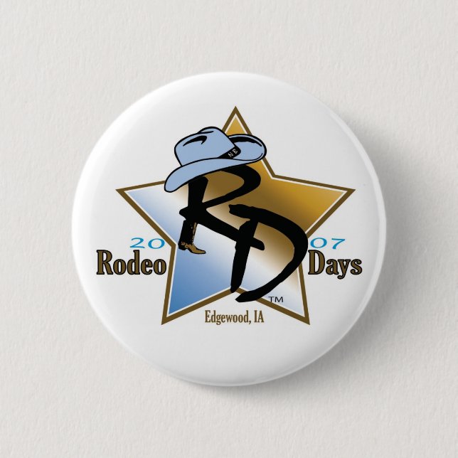 Rodeo Days 2007 Button (Front)