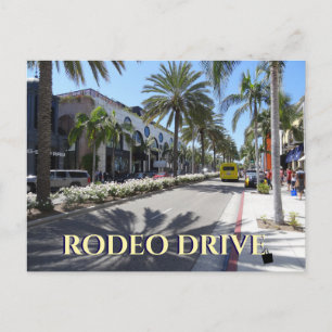 Rodeo Drive Los Angeles California Postcard