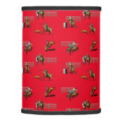 Rodeo Events Cowboys Cowgirls Horses Lamp Shade (Right)