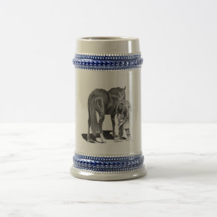 Rodeo Farrier Beer Stein
