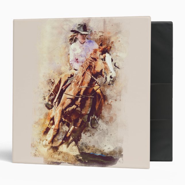 RODEO GIRL THREE-RING BINDER (Front/Inside)