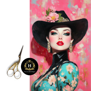 Rodeo Glam Luxe Cowgirl Decoupage  Tissue Paper