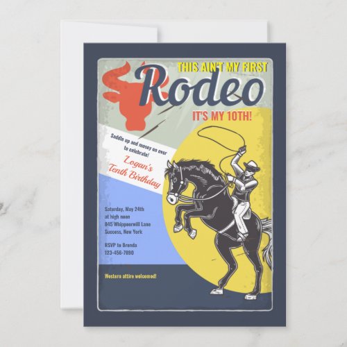 Rodeo  invitation