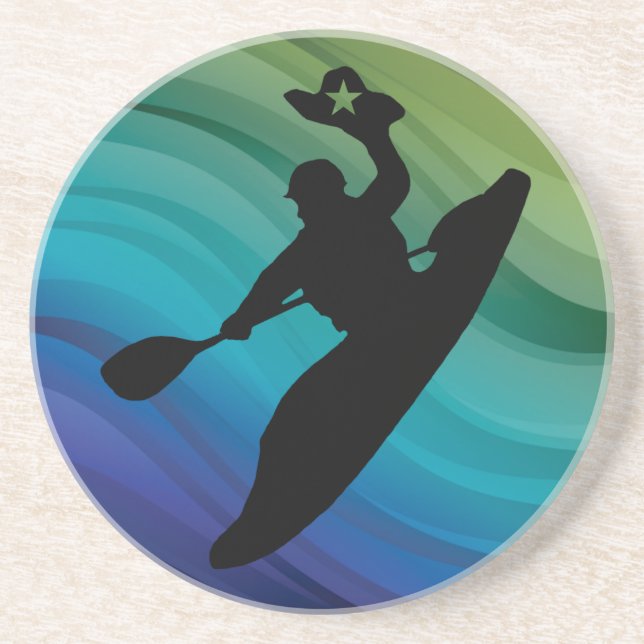 Rodeo Kayak Drink Coaster (Front)
