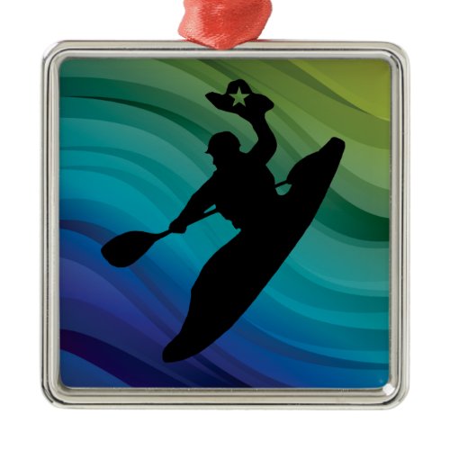 Rodeo Kayak Metal Ornament