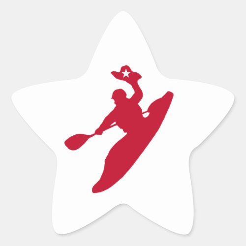 Rodeo Kayak Star Sticker