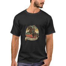 Rodeo Legend Cowboy T-Shirt Vintage Western Horse