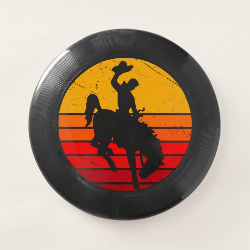 Rodeo legend retro design Frisbees