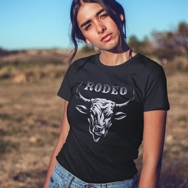 Rodeo Life Bull Head T-Shirt (Creator Uploaded)