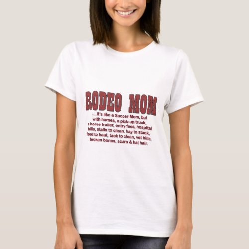 Rodeo Mom _ Red T_Shirt