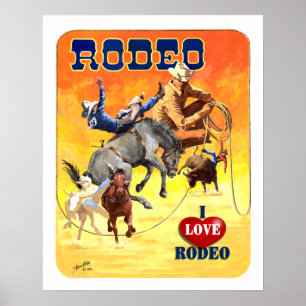 Rodeo Montage Poster