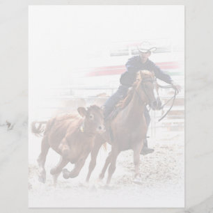 Rodeo or western riding event flyer