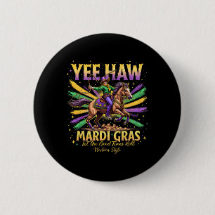 Rodeo Parade Festive Wear Costume Vintage Yee Haw Button