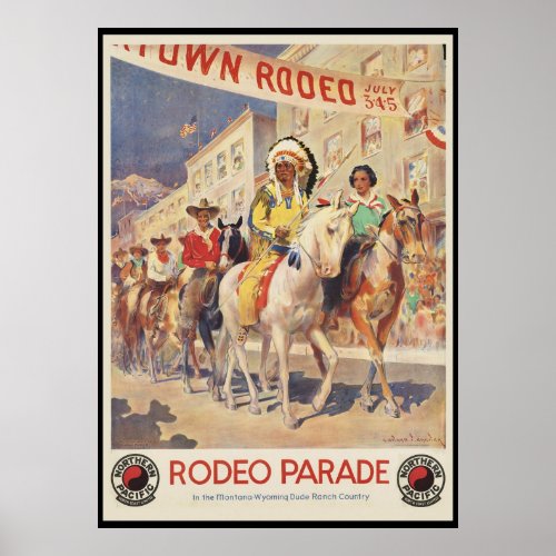 Rodeo Parade Poster