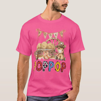 Rodeo Poppop Western Cowboy Birthday Family Matchi T-Shirt