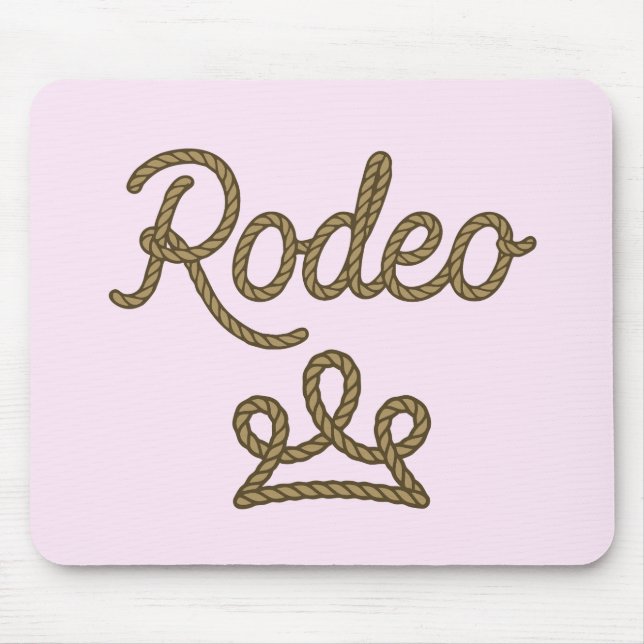 Rodeo Princess Country Western Tiara Crown Mouse Pad (Front)